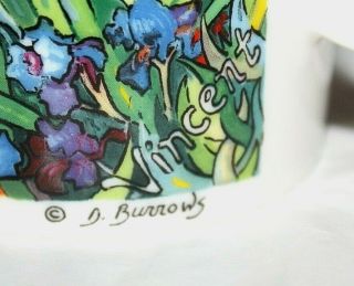 Chaleur Vincent Van Gogh Irises Ceramic Coffee Mug Master Impressionists Artist 2