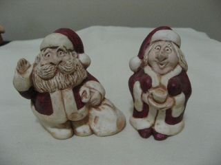 Charma Mr And Mrs Santa Mcgovney Design Salt And Peppers Shakers