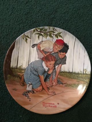 1980 Norman Rockwell “the Challenger” Collectors Plate Limited Edition 1713