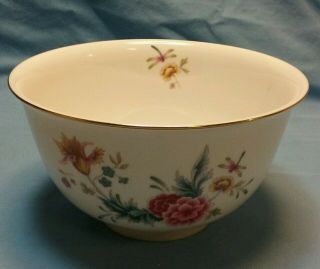 1981 Avon American Heirloom Independence Day Bowl With Gold Edging
