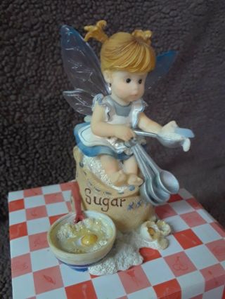 My Little Kitchen Fairies " Sugar Fairie " Bag Of Sugar Fairy Baking 2006 Retired