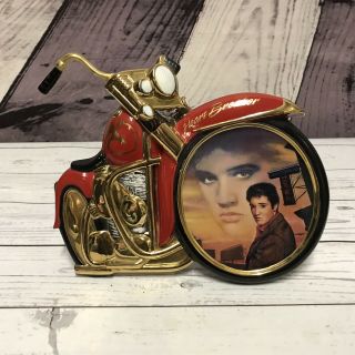 Elvis Presley Heart Breaker Bradford Exchange Dreams Of Passion Motorcycle Plate