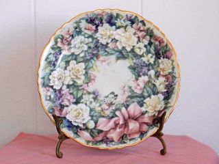 Floral Greetings From Lena Liu,  Circle Of Inspiration 7th Limited Edition Plate