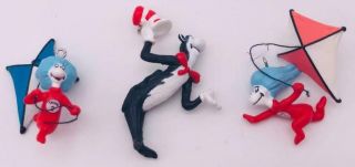 2001 Thing One And Thing Two Hallmark Miniature Ornament Dr Seuss