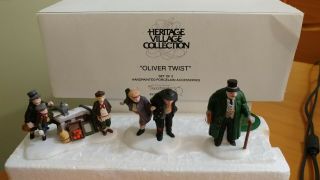 Dept 56 Heritage Village Set Of 3 Accessories " Oliver Twist "