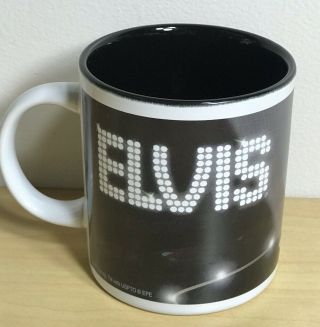 Elvis Has Left The Building Signature 10 Oz Coffee Cup Mug Memorabilia Souvenir