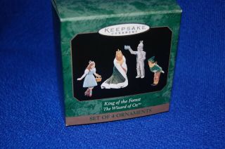 Hallmark Keepsake Miniature Ornaments The Wizard Of Oz King Of The Forest WOZ 3