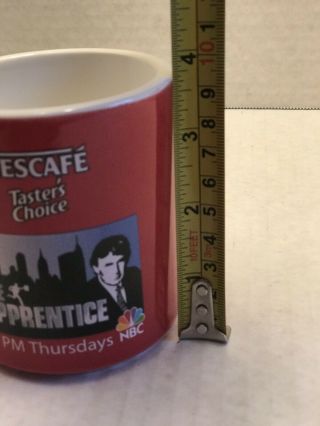 NBC THE APPRENTICE Promo Coffee Cup NESCAFÉ Taster’s Choice President Trump EC 5