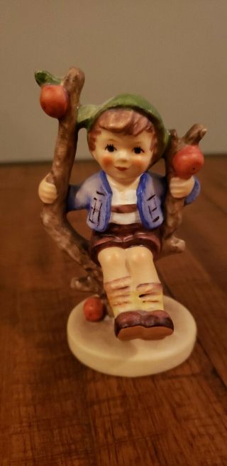 Vintage Hummel Goebel " Apple Tree Boy " Figurine 142 3/0 Tmk - 5
