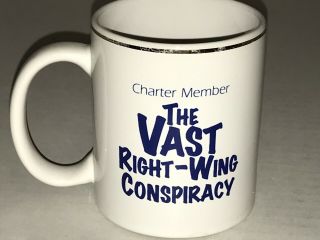 Limbaugh Letter Charter Member Of The Right Wing Conspiracy Ceramic Coffee Mug