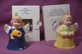 2004 (blue) Goebel Angel Bell,  Collectable