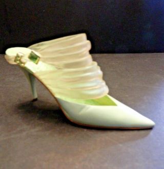Just The Right Shoe By Raine 2003 " Jubilee " Pointed Toe Slide Euc