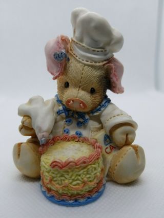 This Little Piggy 1994 Enesco Bacon A Cake