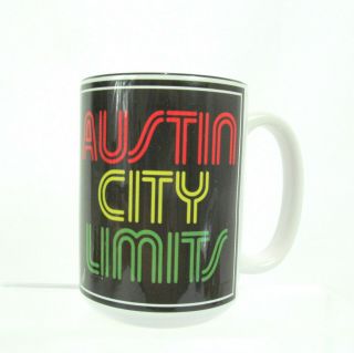 Austin City Limits Austin Texas Pbs Television Ceramic Coffee Cup Mug