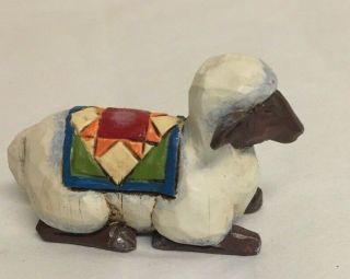 2003 Jim Shore Nativity Small Sheep Resin Figurine