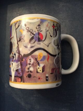 Joan Miro Coffee Mug 4” Tall X 3” Wide - Cafe Arts B.  Wild