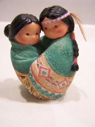 Friends Of The Feather Love For Many Moons Thanksgiving Karen Hahn Enesco 1994