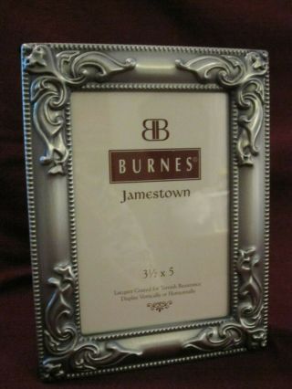 Burnes Of Boston Jamestown 3 1/2 " X 5 " Picture Frame.