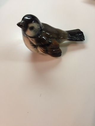 Vintage Goebel Hummel Sparrow Chickadee Bird Figurine Cv72.  West Germany