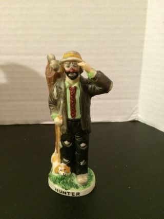 Vintage Emmett Kelly Jr.  " Hunter " Figurine