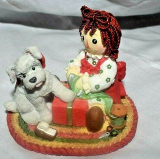 Estate=raggedy Ann & Andy The Gift Of Happiness Belongs To Those Who Unwrap It.