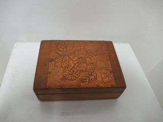 Hand Made And Crafted Trinket Box,  Signed