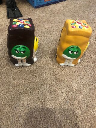 M&M’s SALT AND PEPPER SHAKERS 2003.  3 1/2 