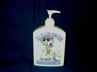 Hallmark Maxine Large Soap Dispenser Cleanliness Next To Crabbiness