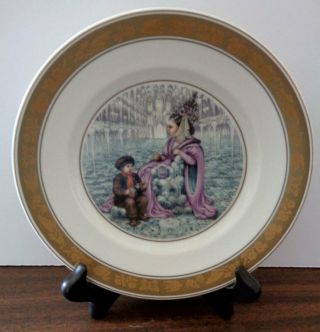 1975 Royal Copenhagen Hans Christian Andersen Plate - - The Snow Queen