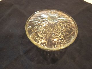 Clear Glass Bowl Candy Dish With Lid 5 " Diameter 2 " Deep