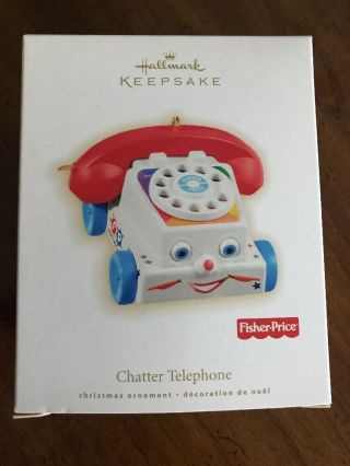 Hallmark Keepsake Fisher Price Chatter Telephone Christmas Ornament 2009