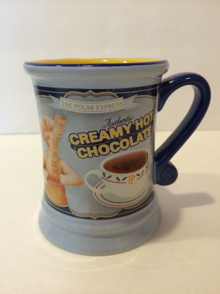 Pe The Polar Express Creamy Hot Chocolate Mug Cup Tm Warner Bros Euc