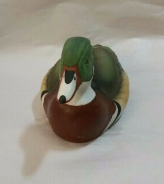 Vintage Porcelain Wood Duck Signed by Andrea Sadek Japan 6314 Multi Color 4