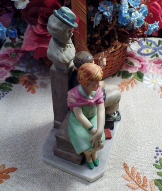 Gorham SERENADE Norman Rockwell’s Cover painting Figurine Porcelain LIMITED 2