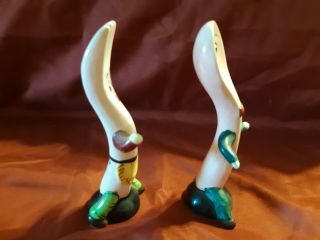 Anthropomorphic Fork and Spoon Salt and Pepper Shakers Vintage Retro Unique 3