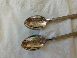 Vintage Set of 2 Rolex Lucerne Bucherer of Switzerland Souvenir Spoon 4