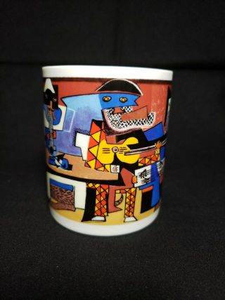 Chaleur Master Cubists Pablo Picasso Three Musicians D.  Burrows Coffee Tea Mug