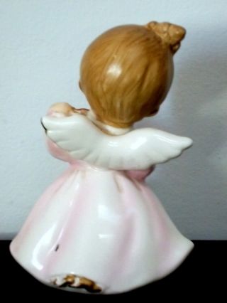 Vintage 1960 ' s Lefton Valentine Angel Girl Figurine 7699 3