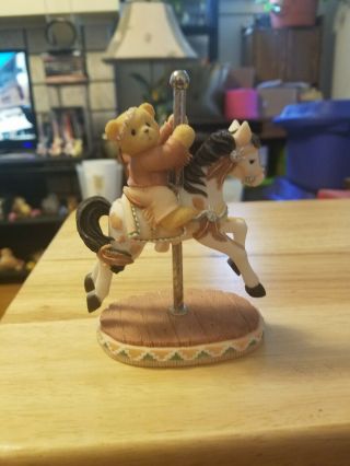 Cherished Teddies Collectible Carousel Horse " Cody "