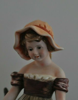 Estate Vintage Collectible Andrea by Sadek Porcelain Girl with Flowers Figurine 2