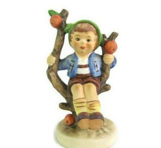 Goebel Hummel Apple Tree Boy Figurine 142 3/0 Tmk - 6 1985