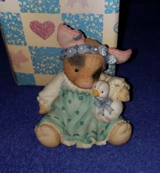 Enesco This Little Piggy Figurine 1995 Ducky To Have A Friend Like You W/box