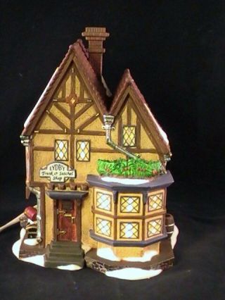 Dept 56 Dickens Village Lydby Trunk Or Satchel Shop 58301 Lighted House