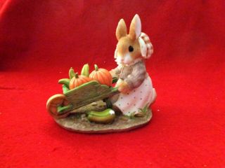 Enesco My Blushing Bunnies,  Autumn Harvests Love And Blessings,