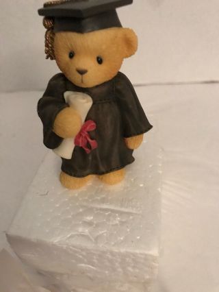 Cherished Teddies Boy Graduation Bear Figurine w/Box VTG 4