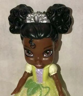 Disney Tiana W/ Frog Toddler Baby Animator Cake Topper Figurine Doll Toy 2