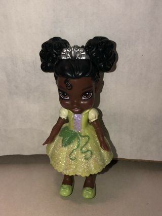 Disney Tiana W/ Frog Toddler Baby Animator Cake Topper Figurine Doll Toy 2 2
