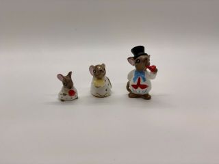 Tiny Napco Mice Family Made In Japan