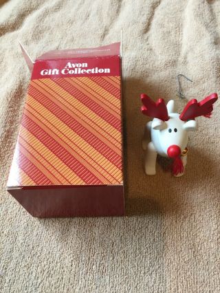 Vintage 1987 Avon Ornament Belvedeer Reindeer Christmas Decor