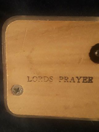 Narco Music Box Movement Replacement DIY - Lords Prayer 3